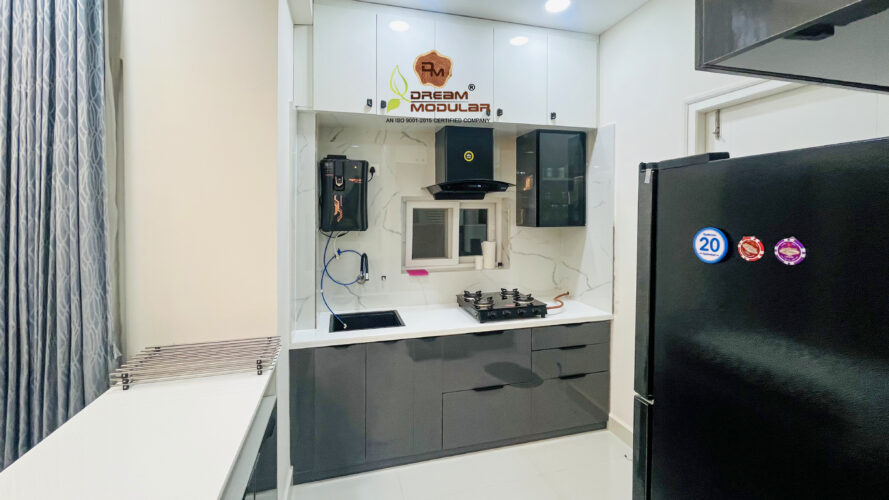 Modular Kitchen Interior Design - Fortune Greenhomes Sapphire -DM