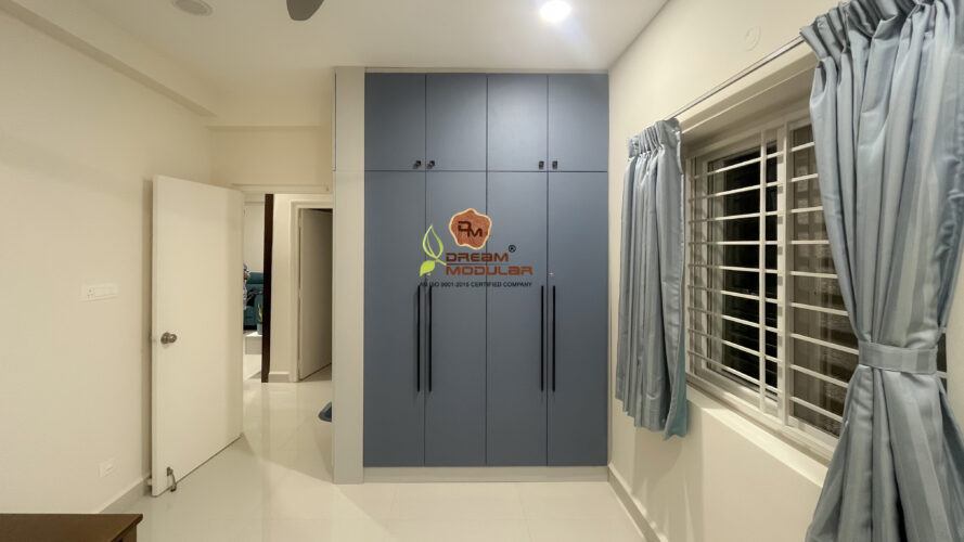 Children's Bedroom Wardrobe Interior Design - Fortune Greenhomes Sapphire -DM