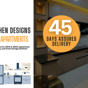 Explore the best modular kitchen designs for 2BHK & 3BHK apartments in Hyderabad, offering style, functionality, and smart storage solutions.