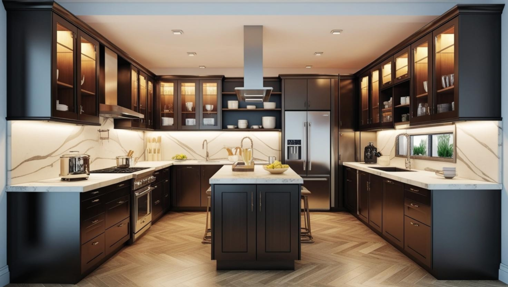 U SHAPED KITCHEN