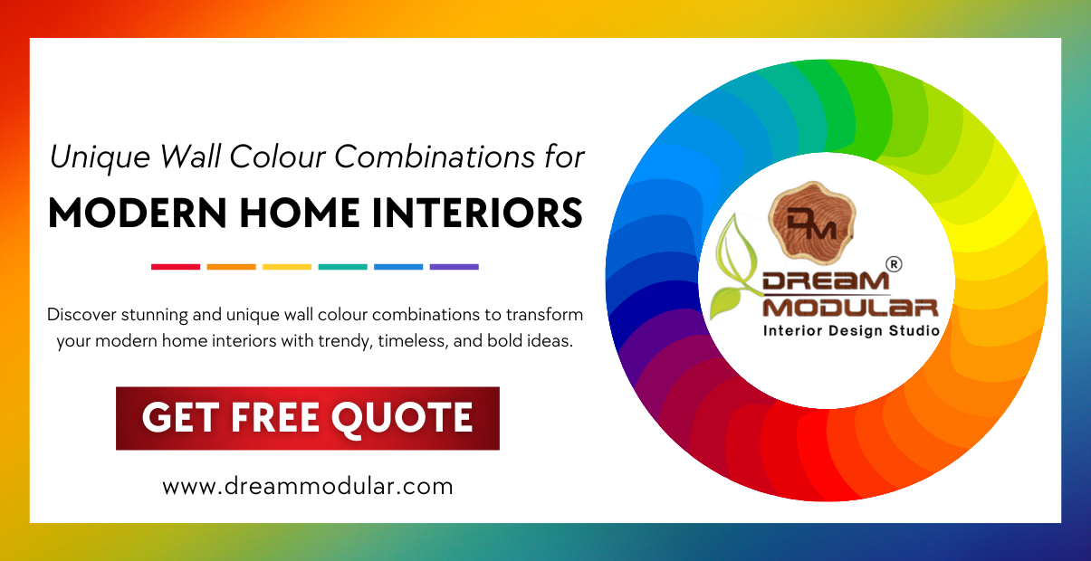 Unique Wall Colour Combinations for Modern Home Interiors