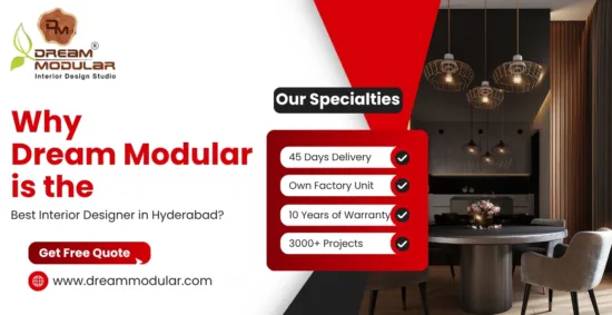 Why Dream Modular is the Best Interior designer in Hyderabad