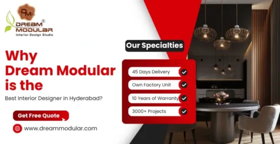 Why Dream Modular is the Best Interior designer in Hyderabad