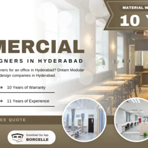 1. Hyderabad’s top interior design company for corporate offices, hospitals & restaurants. Trusted for modern office interiors and showroom designs. Get a quote!