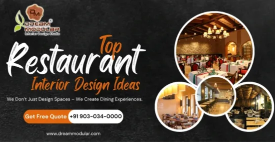 Restaurant interior designer in Hyderabad - Dream Modular